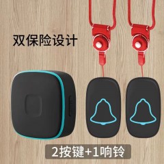 老人呼叫器无线家用病人门铃远程遥控一键紧急报警求救平安钟按铃