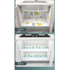 橱柜防油贴可粘垫纸抽屉防水防潮垫家用厨房贴纸衣柜鞋柜铺膜防尘